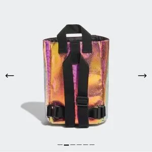 ADIDAS Luxe Iridescent Snakeskin Drawstring Mini Bucket Backpack Backpacks adidas Backpack Mini Pu Multicolor (H32366) | Footshop main image 4